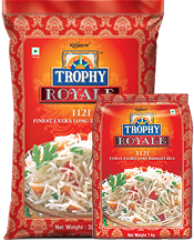 Trophy Royale 1121 Finest Extra Long Basmati Rice