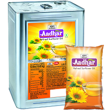 Aadhar Refined Sunflower Oil